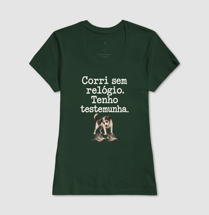 Camiseta Unissex - Relógio em Casa