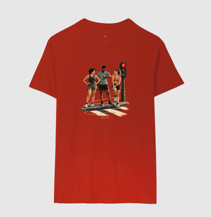 Camiseta Unissex - Semáforo Vermelho