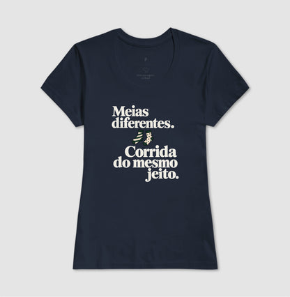 Camiseta Unissex - Par Diferente, Feminino, Marinho