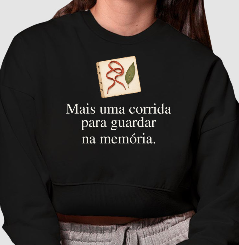 Moletom Cropped - História no Peito