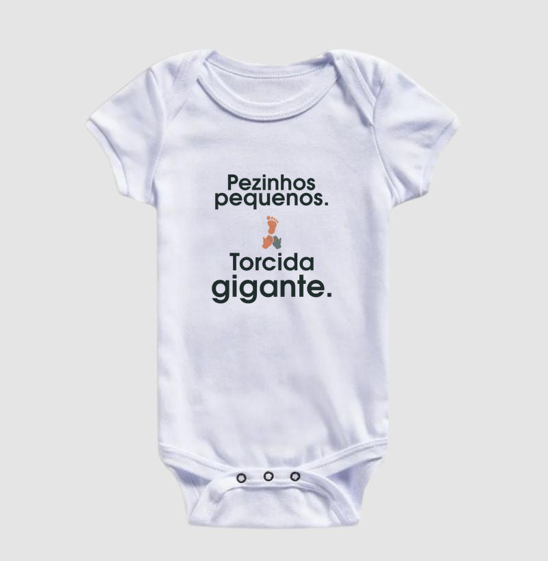 Body Infantil - Torcida Pequena, Branca