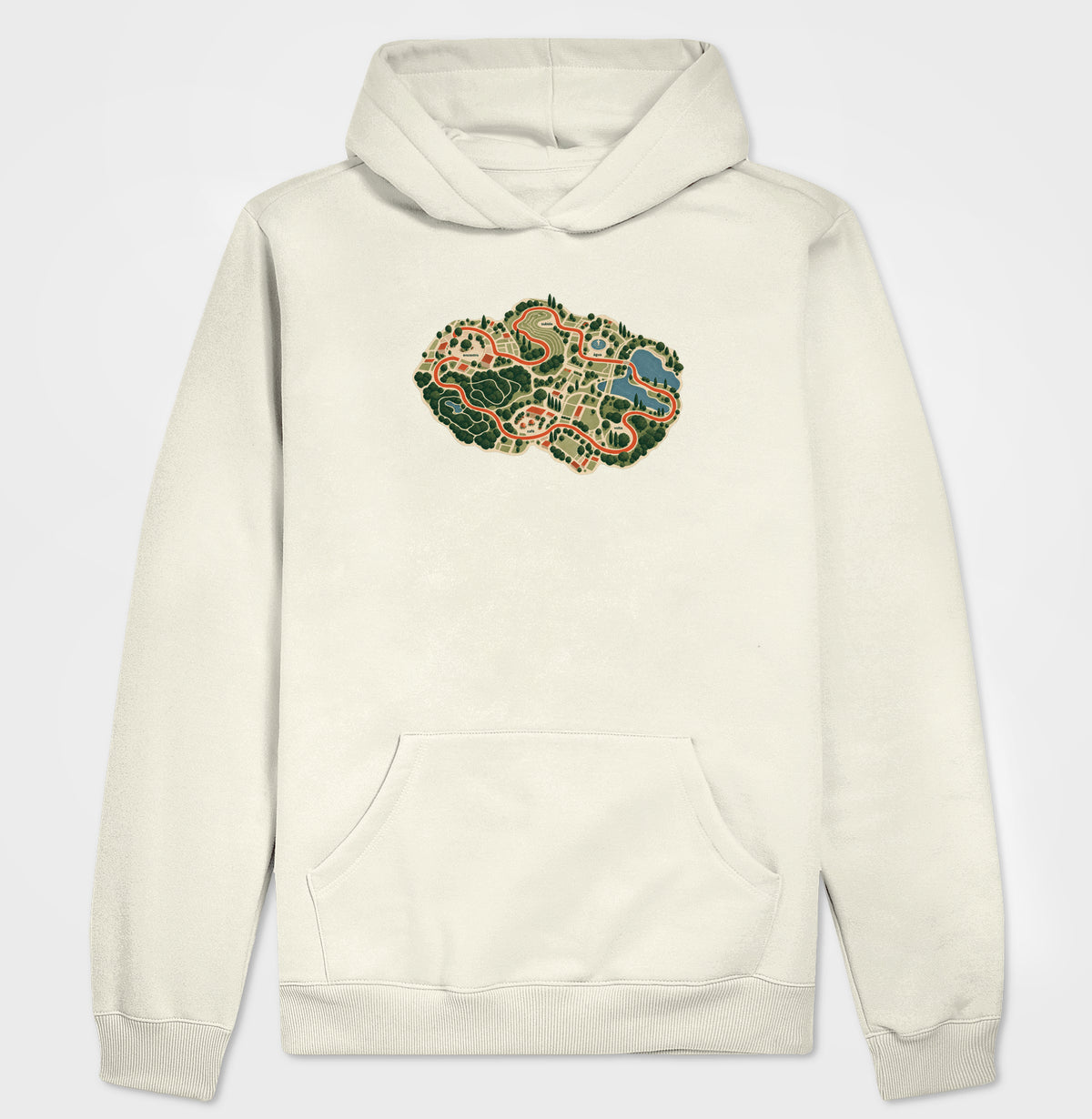 Hoodie Moletom - Mapa do Corre