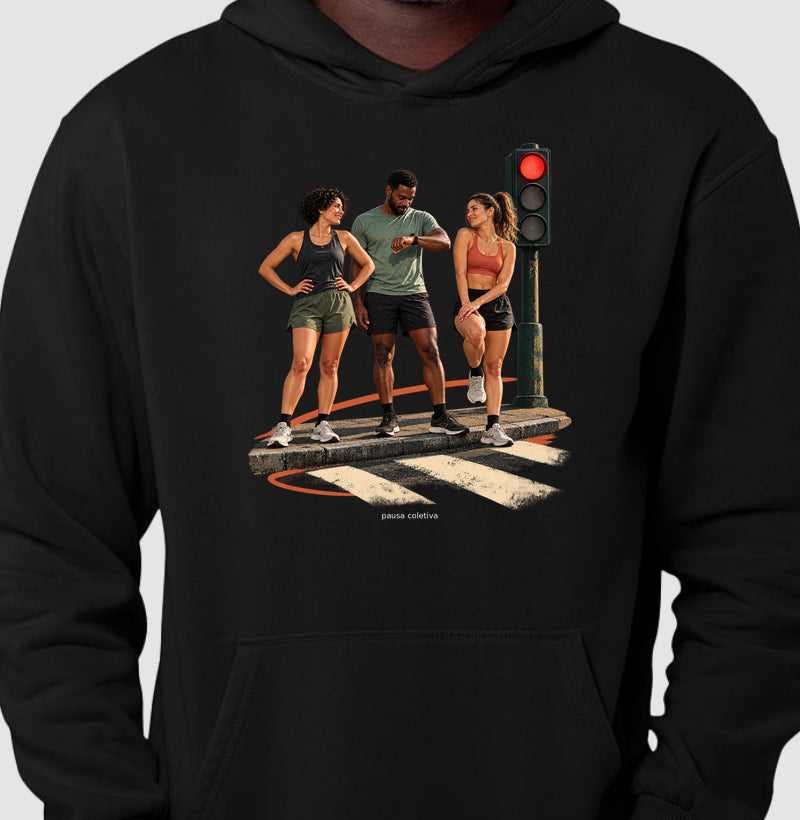Hoodie Moletom - Semáforo Vermelho