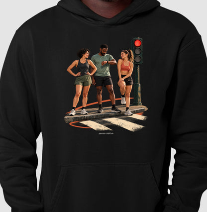 Hoodie Moletom - Semáforo Vermelho