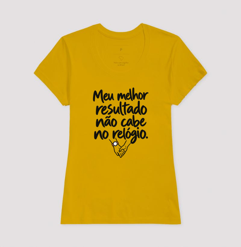 Camiseta Unissex - História Sem Número, Feminino, Amarelo