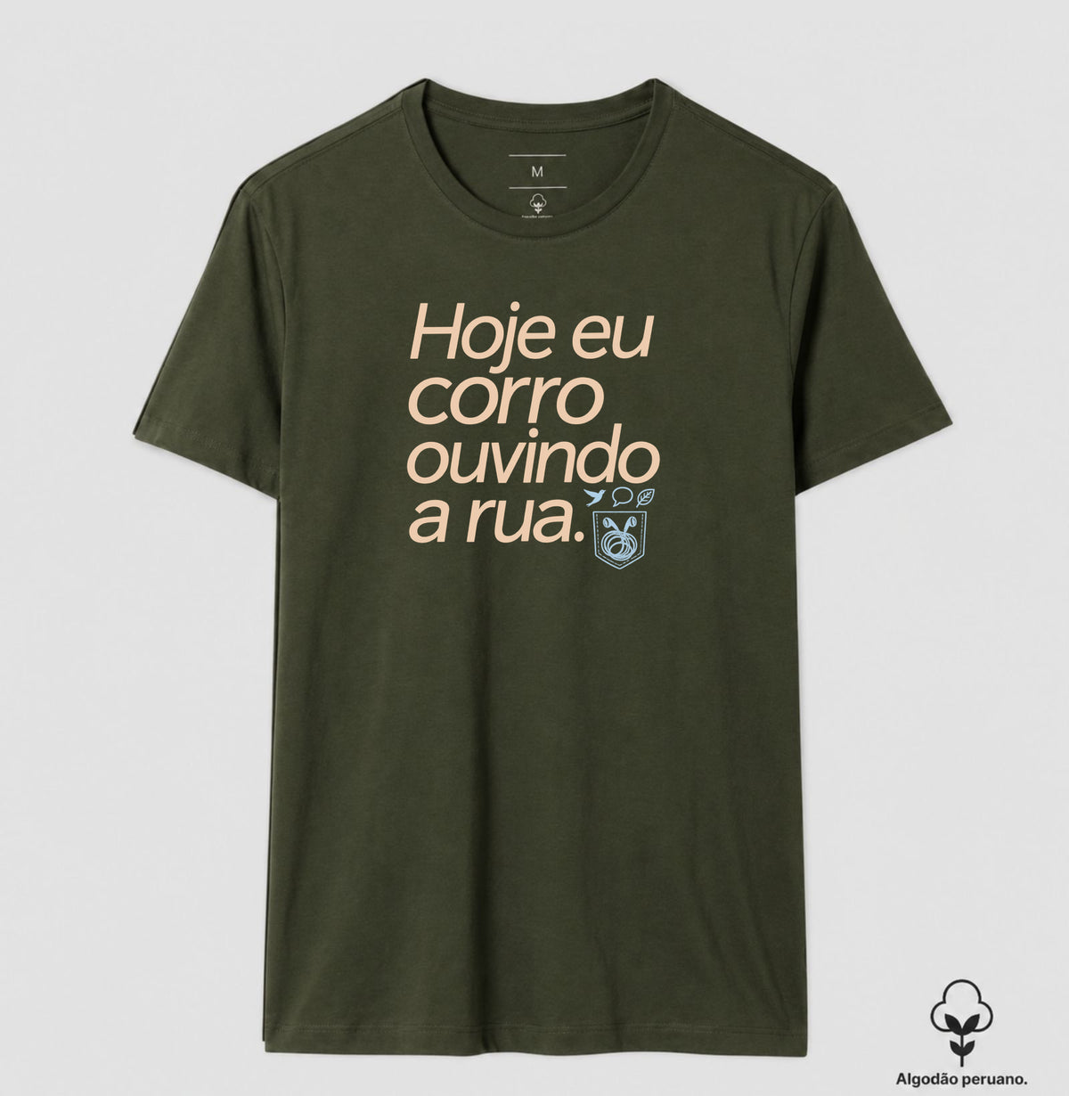 Camiseta Algodão Peruano - Música Guardada