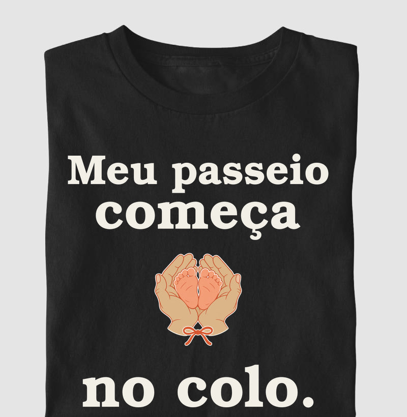 Camiseta Infantil - Começo no Colo