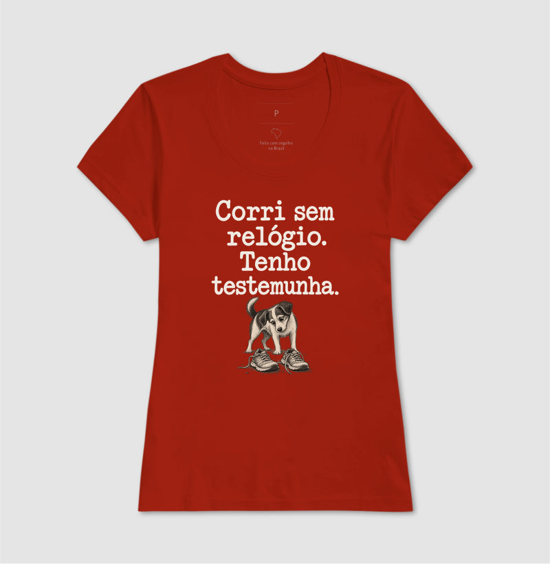 Camiseta Unissex - Relógio em Casa