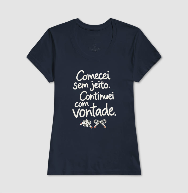 Camiseta Unissex - Outro Começo, Feminino, Marinho