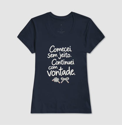 Camiseta Unissex - Outro Começo, Feminino, Marinho