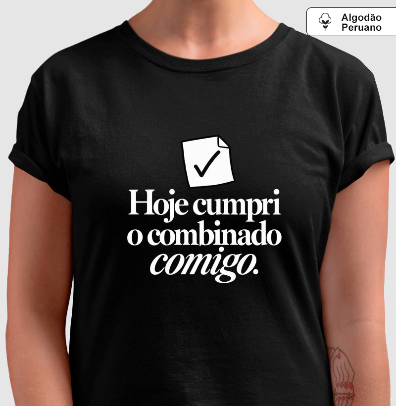 Camiseta Algodão Peruano - Pequeno Plano Cumprido