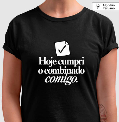Camiseta Algodão Peruano - Pequeno Plano Cumprido