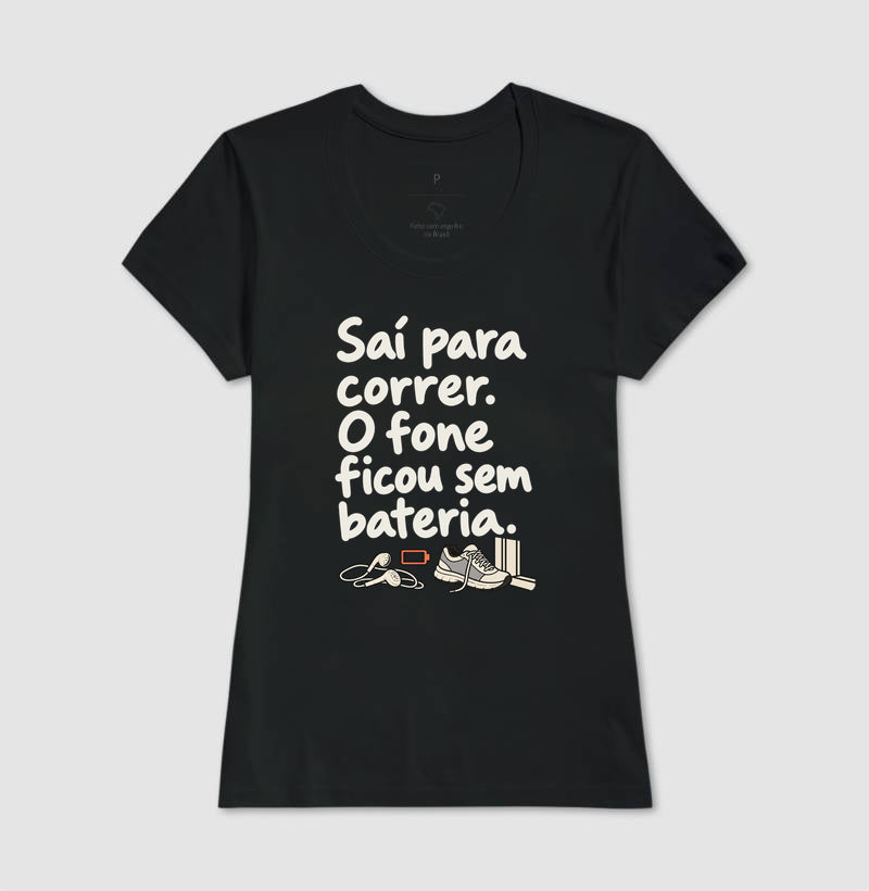 Camiseta Unissex - Fone Sem Carga