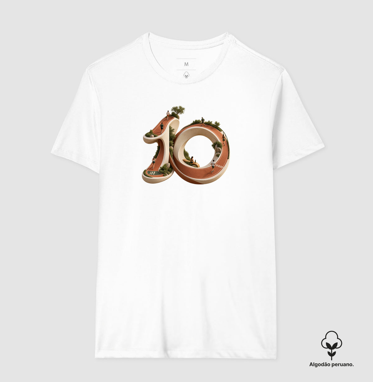 Camiseta Algodão Peruano - Dez Redondo