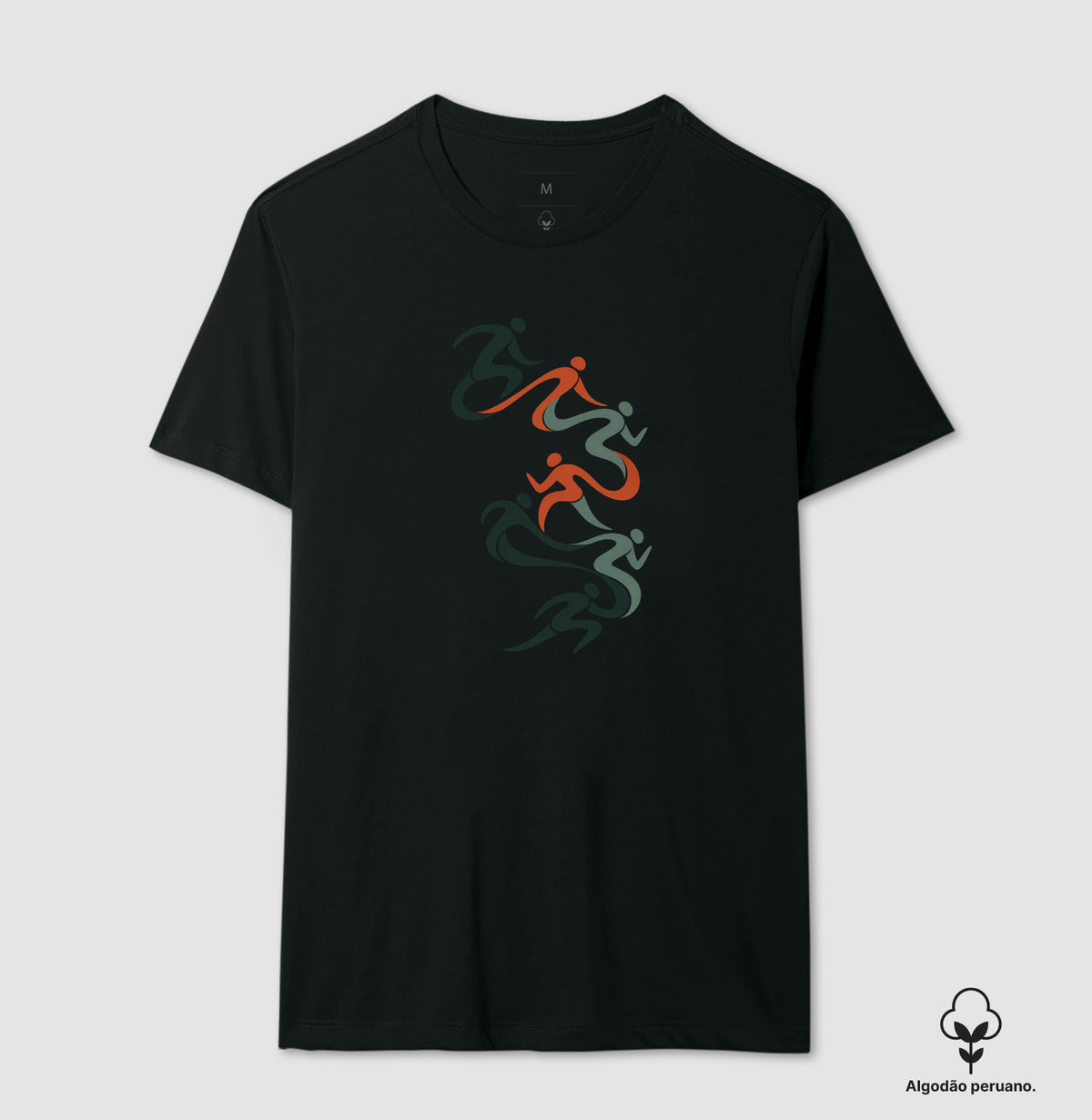 Camiseta Algodão Peruano - Movimento Contínuo
