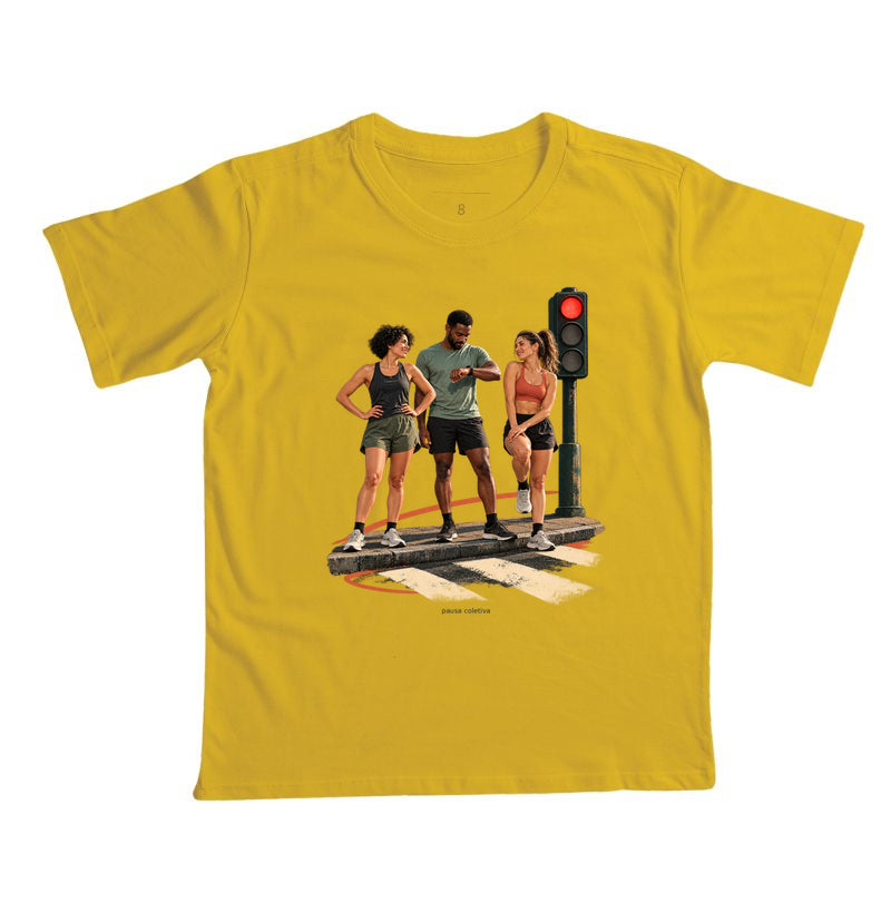 Camiseta Infantil - Semáforo Vermelho