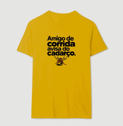 Camiseta Unissex - Cuidado Pequeno, Masculino, Amarelo