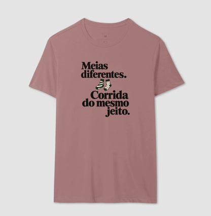 Camiseta Unissex - Par Diferente, Masculino, Rosa
