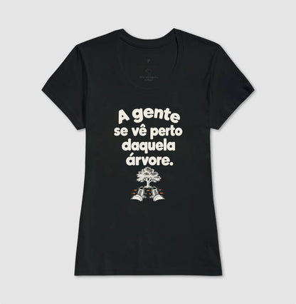 Camiseta Unissex - Ponto de Encontro, Feminino, Preta