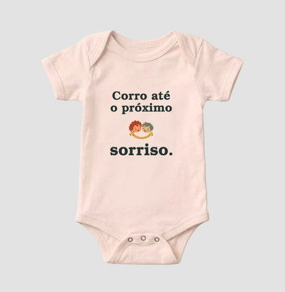 Body Infantil - Volta de Sorrisos, Rosa Bebê