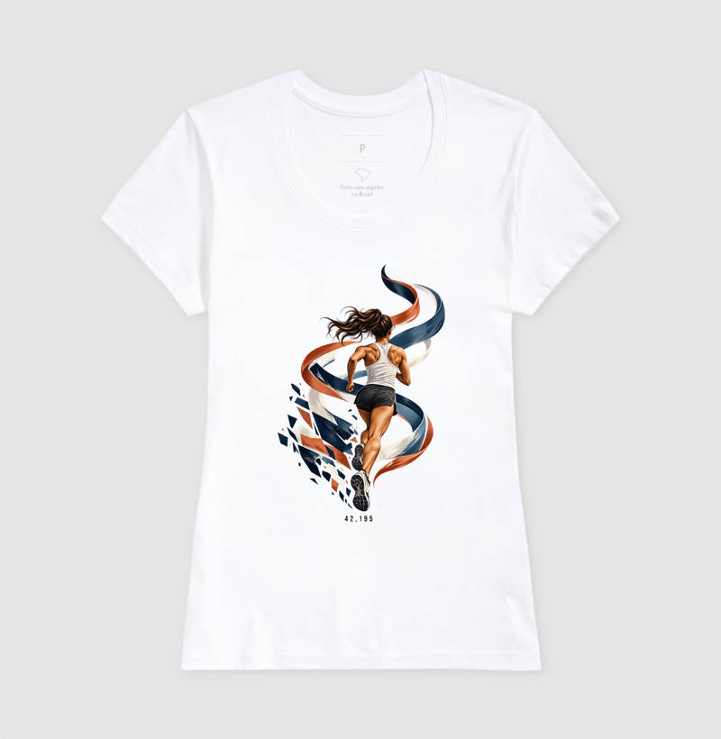Camiseta Unissex - Dentro da Maratona, Feminino, Branca