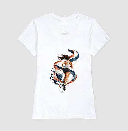 Camiseta Unissex - Dentro da Maratona, Feminino, Branca