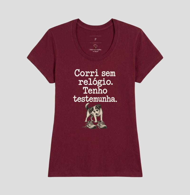 Camiseta Unissex - Relógio em Casa