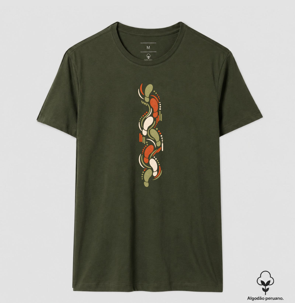 Camiseta Algodão Peruano - Sistema de passadas