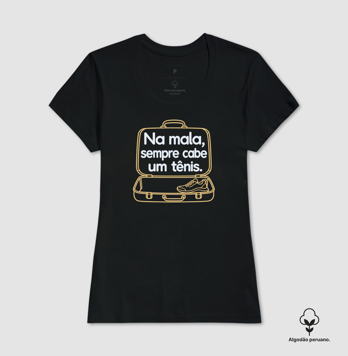 Camiseta Algodão Peruano - Correr de Férias