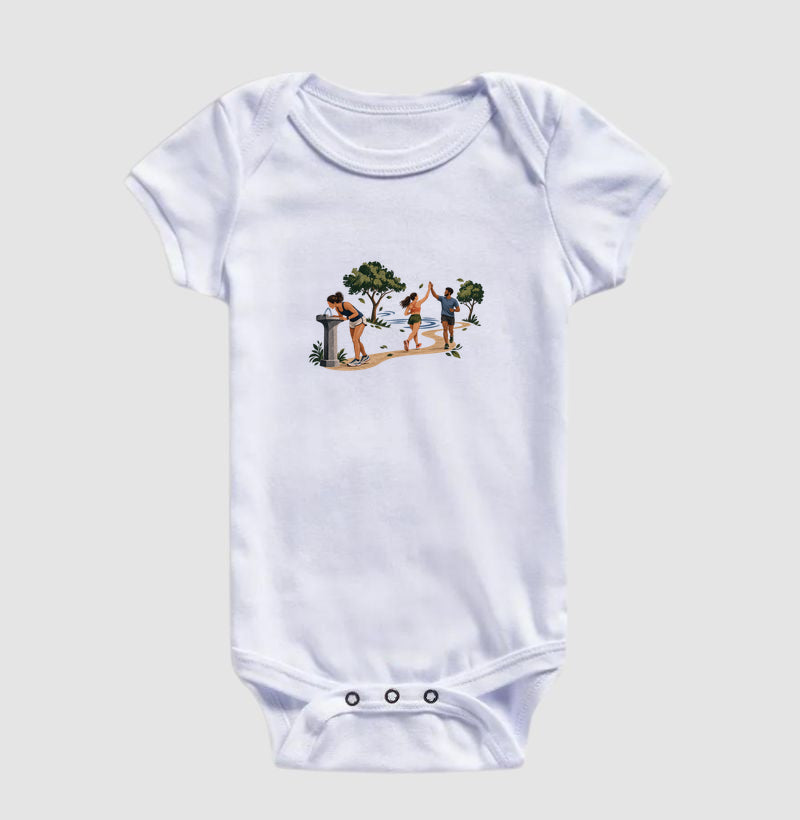 Body Infantil - Primeiro Longão, Branca