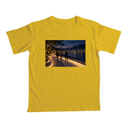 Camiseta Infantil - Noite Refletiva, Amarelo