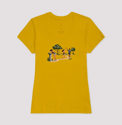 Camiseta Unissex - Primeiro Longão, Feminino, Amarelo