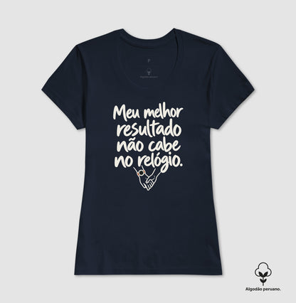 Camiseta Algodão Peruano - História Sem Número, Feminino, Marinho