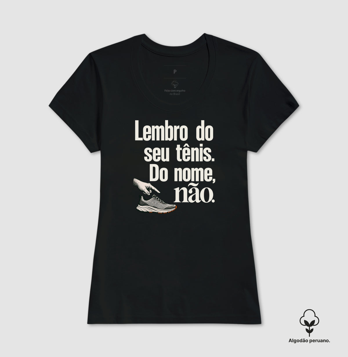 Camiseta Algodão Peruano - Nome Emprestado