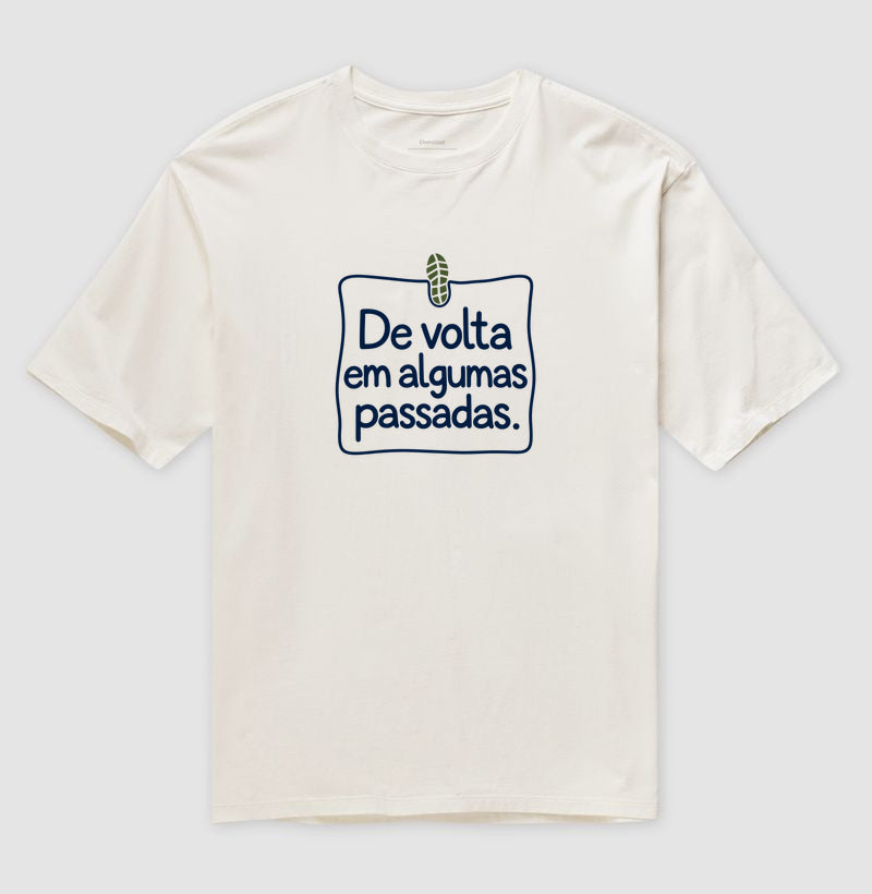 Camiseta Oversized - Aviso de Saída