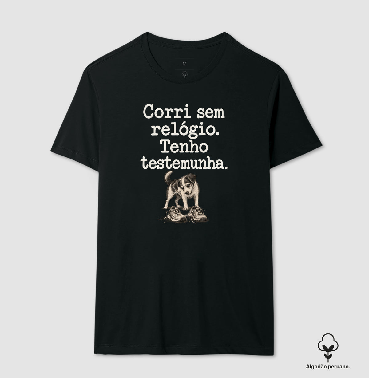 Camiseta Algodão Peruano - Relógio em Casa