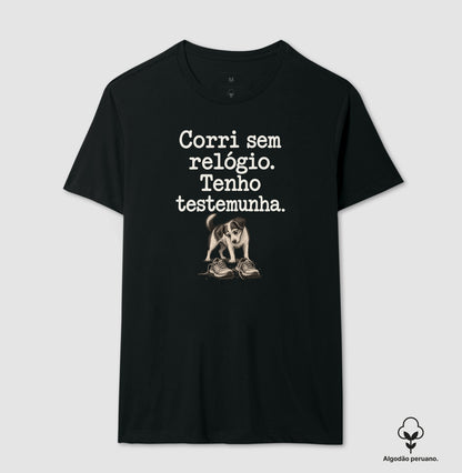 Camiseta Algodão Peruano - Relógio em Casa