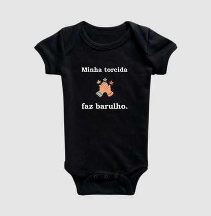 Body Infantil - Torcida Barulhenta, Preta