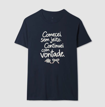Camiseta Unissex - Outro Começo, Masculino, Marinho