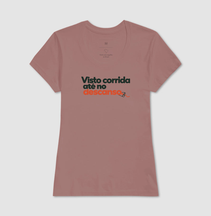 Camiseta Unissex - Corrida no Guarda-Roupa