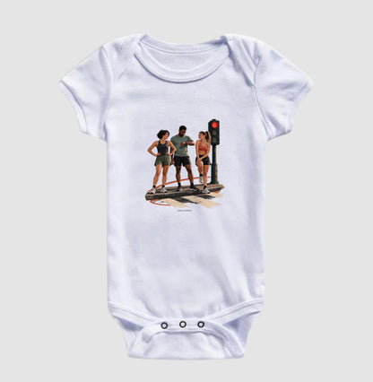 Body Infantil - Semáforo Vermelho
