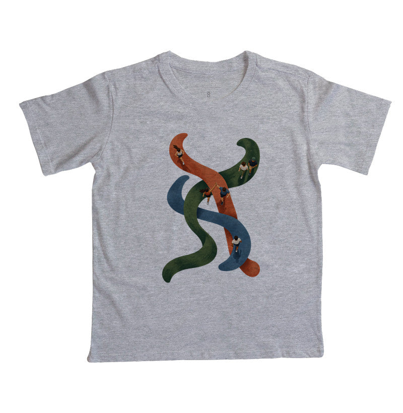 Camiseta Infantil - Rotas que se Cruzam