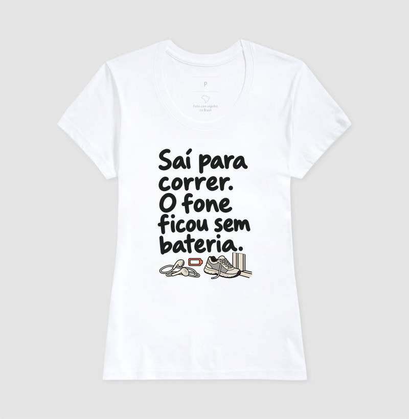Camiseta Unissex - Fone Sem Carga