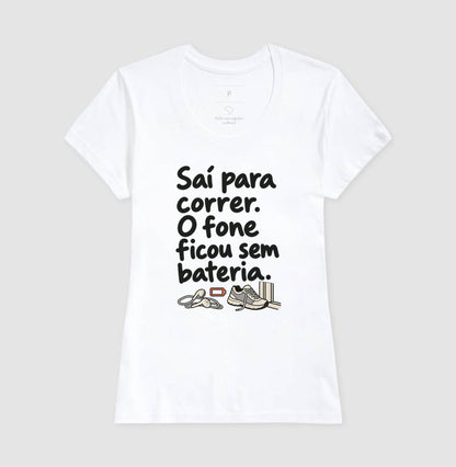 Camiseta Unissex - Fone Sem Carga