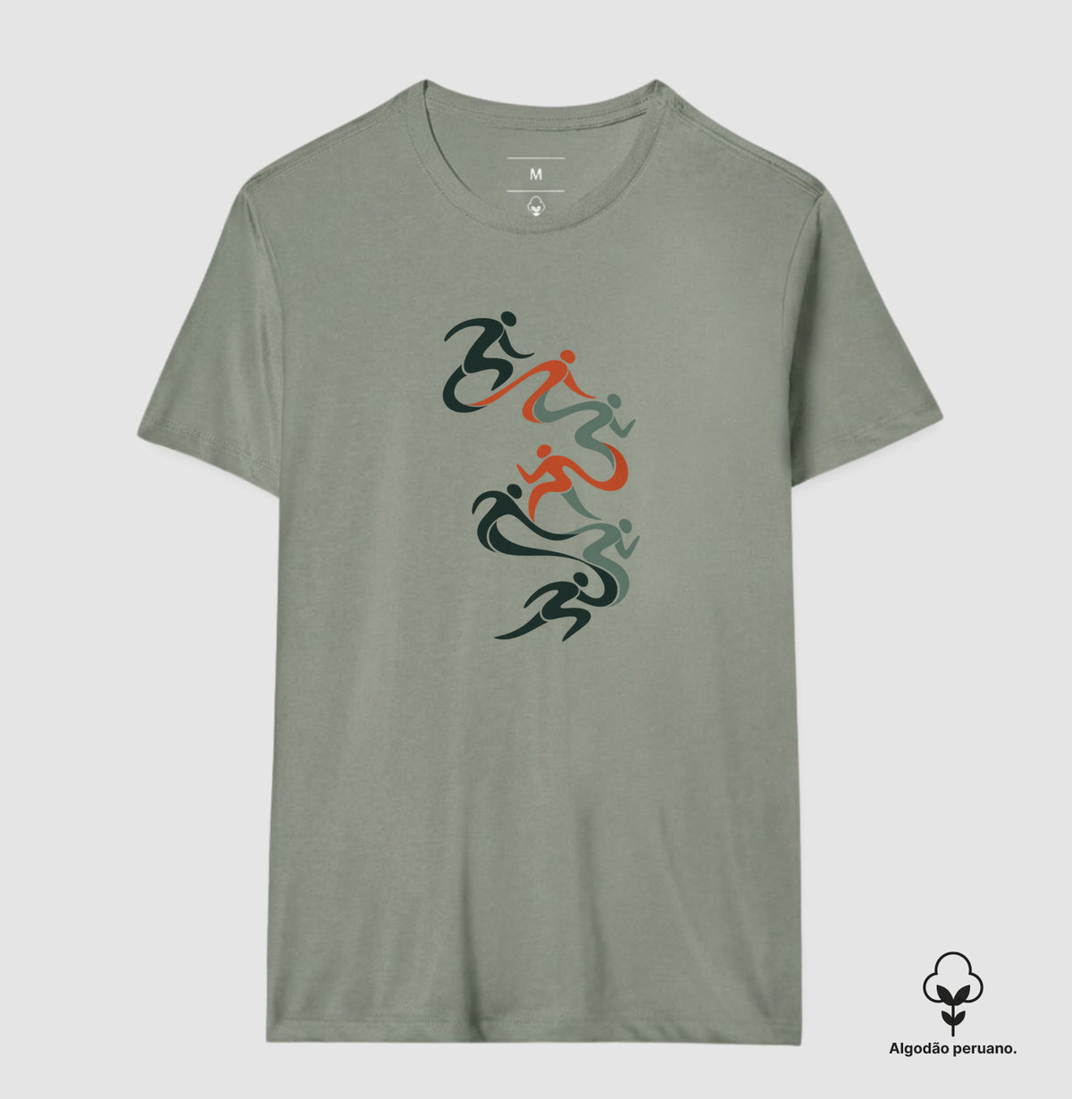 Camiseta Algodão Peruano - Movimento Contínuo