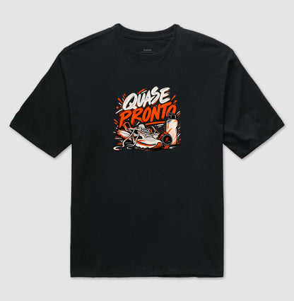Camiseta Oversized - Cinco Minutos para Sair