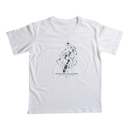 Camiseta infantil - Constelação de passadas