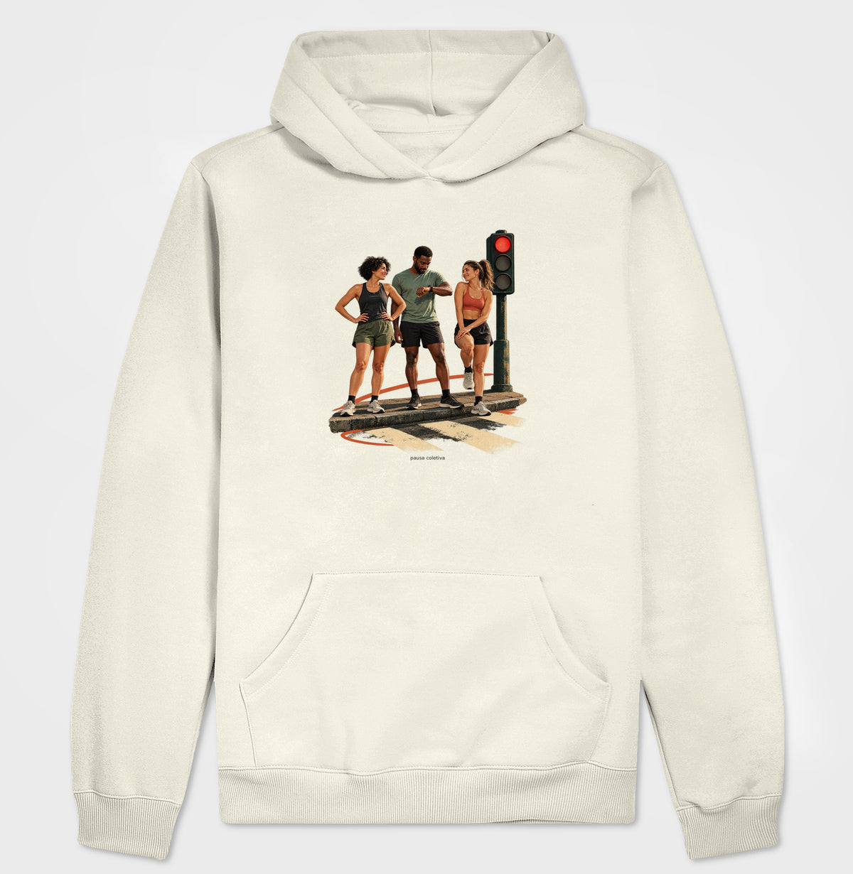 Hoodie Moletom - Semáforo Vermelho