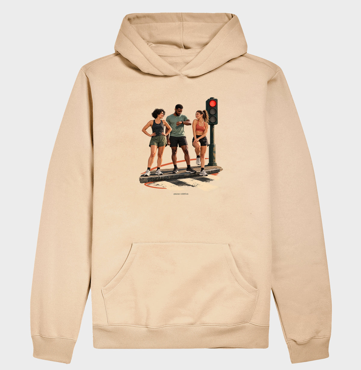 Hoodie Moletom - Semáforo Vermelho