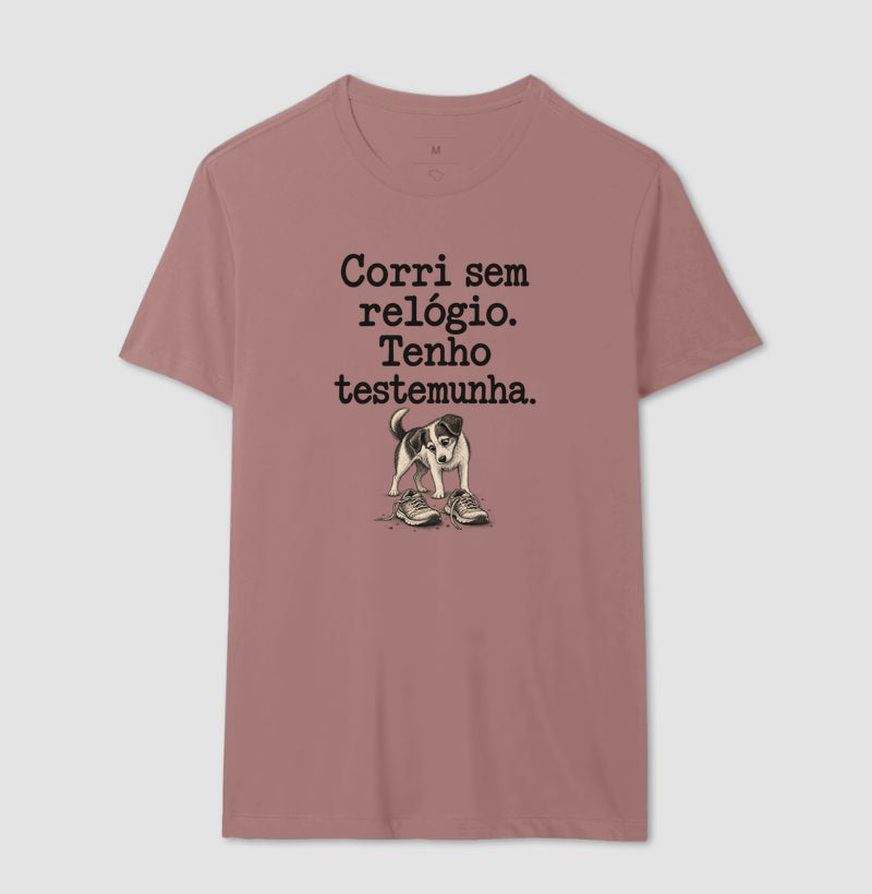 Camiseta Unissex - Relógio em Casa
